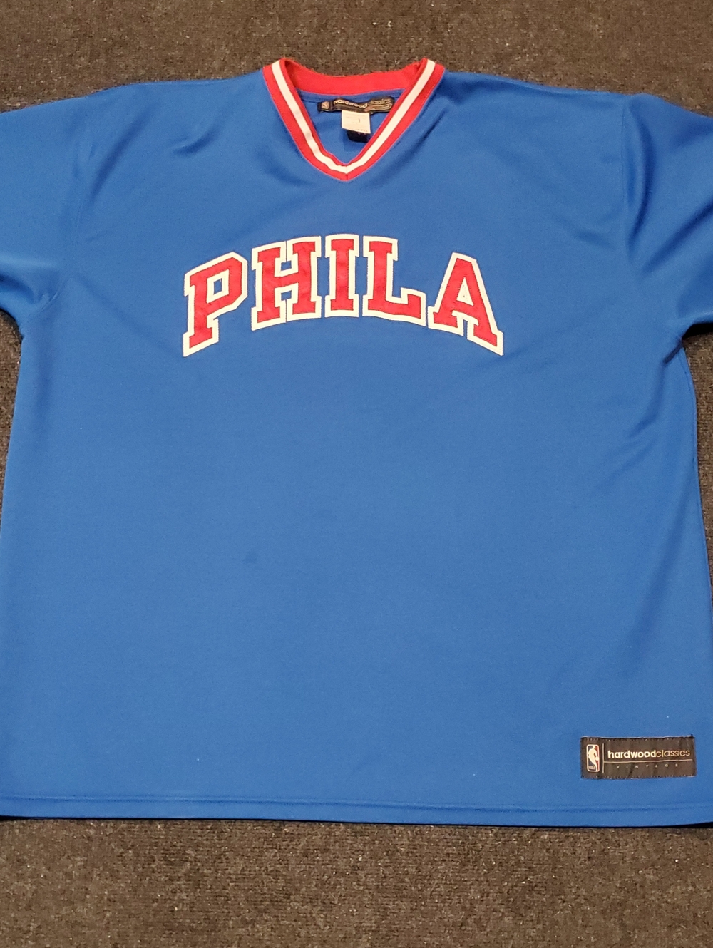 Nba Vintage Reebok Hardwood Classics Philadelphia 76ers Warm Up Jersey...🏀
